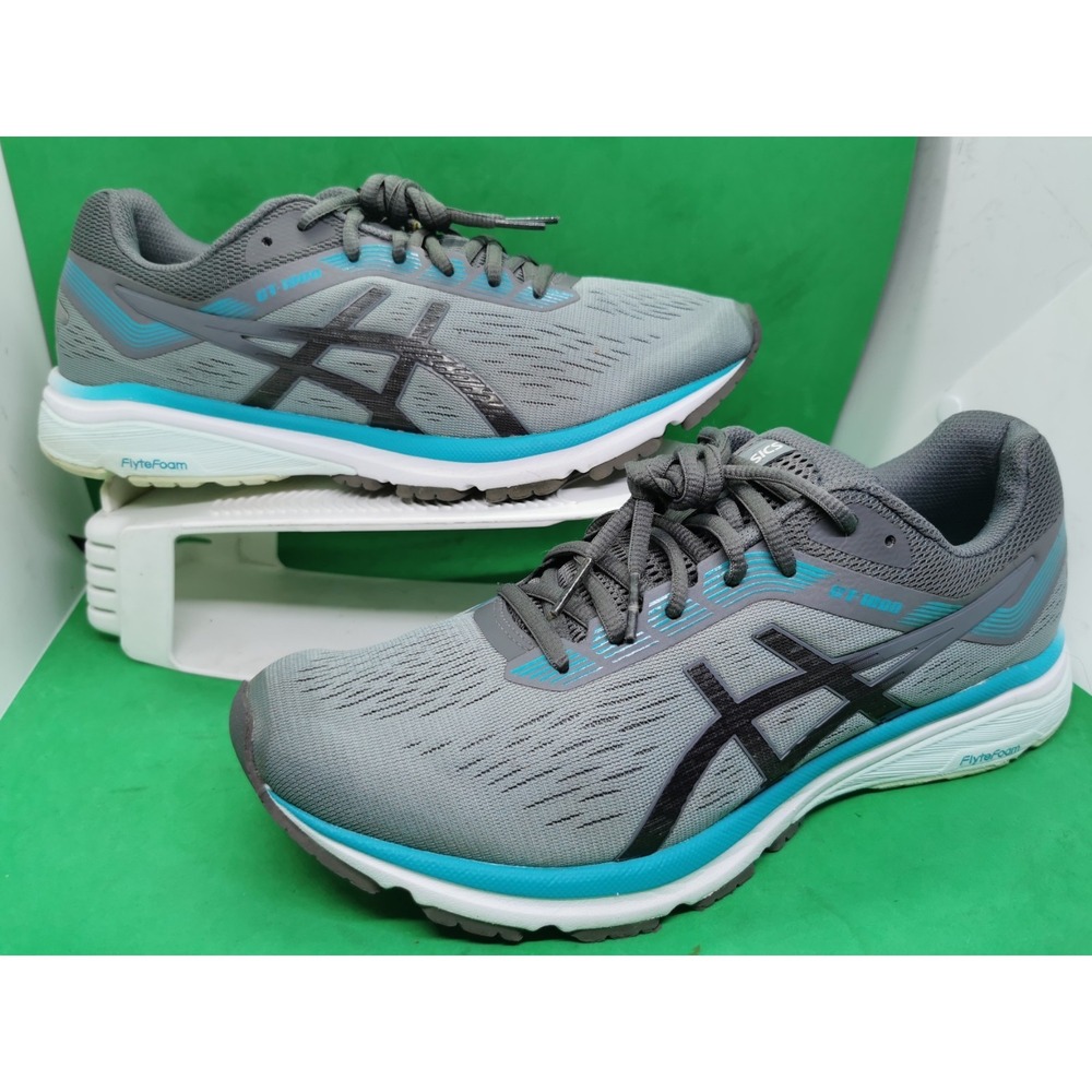 Asics GT-1000 7 Womens Running Walking Shoes Grey Teal 1012A030 Size 11